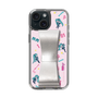 Slim Protection Case - STAND & RING RIBBON Silver［ HATSUNE MIKU - Ribbon - Instrumental - Pink ］