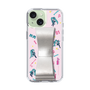 Slim Protection Case - STAND & RING RIBBON Silver［ HATSUNE MIKU - Ribbon - Instrumental - Pink ］