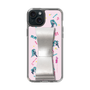 Slim Protection Case - STAND & RING RIBBON Silver［ HATSUNE MIKU - Ribbon - Instrumental - Pink ］