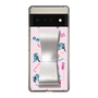 Slim Protection Case - STAND & RING RIBBON Silver［ HATSUNE MIKU - Ribbon - Instrumental - Pink ］