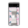 Slim Protection Case - STAND & RING RIBBON Silver［ HATSUNE MIKU - Ribbon - Instrumental - Pink ］