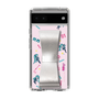 Slim Protection Case - STAND & RING RIBBON Silver［ HATSUNE MIKU - Ribbon - Instrumental - Pink ］