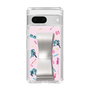 Slim Protection Case - STAND & RING RIBBON Silver［ HATSUNE MIKU - Ribbon - Instrumental - Pink ］