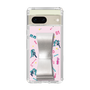 Slim Protection Case - STAND & RING RIBBON Silver［ HATSUNE MIKU - Ribbon - Instrumental - Pink ］