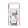 Slim Protection Case - STAND & RING RIBBON Silver［ HATSUNE MIKU - Ribbon - Instrumental - Pink ］