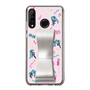 Slim Protection Case - STAND & RING RIBBON Silver［ HATSUNE MIKU - Ribbon - Instrumental - Pink ］