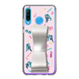 Slim Protection Case - STAND & RING RIBBON Silver［ HATSUNE MIKU - Ribbon - Instrumental - Pink ］