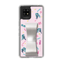 Slim Protection Case - STAND & RING RIBBON Silver［ HATSUNE MIKU - Ribbon - Instrumental - Pink ］