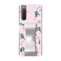 Slim Protection Case - STAND & RING RIBBON Silver［ HATSUNE MIKU - Ribbon - Instrumental - Pink ］