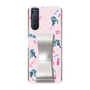 Slim Protection Case - STAND & RING RIBBON Silver［ HATSUNE MIKU - Ribbon - Instrumental - Pink ］
