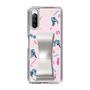 Slim Protection Case - STAND & RING RIBBON Silver［ HATSUNE MIKU - Ribbon - Instrumental - Pink ］