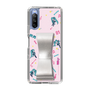 Slim Protection Case - STAND & RING RIBBON Silver［ HATSUNE MIKU - Ribbon - Instrumental - Pink ］