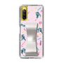 Slim Protection Case - STAND & RING RIBBON Silver［ HATSUNE MIKU - Ribbon - Instrumental - Pink ］