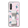 Slim Protection Case - STAND & RING RIBBON Silver［ HATSUNE MIKU - Ribbon - Instrumental - Pink ］