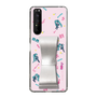 Slim Protection Case - STAND & RING RIBBON Silver［ HATSUNE MIKU - Ribbon - Instrumental - Pink ］