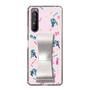 Slim Protection Case - STAND & RING RIBBON Silver［ HATSUNE MIKU - Ribbon - Instrumental - Pink ］