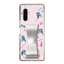 Slim Protection Case - STAND & RING RIBBON Silver［ HATSUNE MIKU - Ribbon - Instrumental - Pink ］
