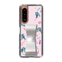 Slim Protection Case - STAND & RING RIBBON Silver［ HATSUNE MIKU - Ribbon - Instrumental - Pink ］