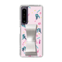 Slim Protection Case - STAND & RING RIBBON Silver［ HATSUNE MIKU - Ribbon - Instrumental - Pink ］