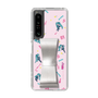 Slim Protection Case - STAND & RING RIBBON Silver［ HATSUNE MIKU - Ribbon - Instrumental - Pink ］