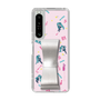 Slim Protection Case - STAND & RING RIBBON Silver［ HATSUNE MIKU - Ribbon - Instrumental - Pink ］