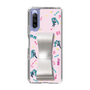 Slim Protection Case - STAND & RING RIBBON Silver［ HATSUNE MIKU - Ribbon - Instrumental - Pink ］