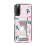Slim Protection Case - STAND & RING RIBBON Silver［ HATSUNE MIKU - Ribbon - Instrumental - Pink ］