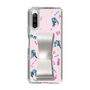 Slim Protection Case - STAND & RING RIBBON Silver［ HATSUNE MIKU - Ribbon - Instrumental - Pink ］