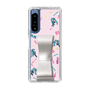 Slim Protection Case - STAND & RING RIBBON Silver［ HATSUNE MIKU - Ribbon - Instrumental - Pink ］