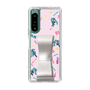 Slim Protection Case - STAND & RING RIBBON Silver［ HATSUNE MIKU - Ribbon - Instrumental - Pink ］