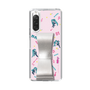 Slim Protection Case - STAND & RING RIBBON Silver［ HATSUNE MIKU - Ribbon - Instrumental - Pink ］