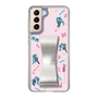 Slim Protection Case - STAND & RING RIBBON Silver［ HATSUNE MIKU - Ribbon - Instrumental - Pink ］