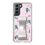 Slim Protection Case - STAND & RING RIBBON Silver［ HATSUNE MIKU - Ribbon - Instrumental - Pink ］
