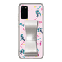 Slim Protection Case - STAND & RING RIBBON Silver［ HATSUNE MIKU - Ribbon - Instrumental - Pink ］