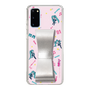 Slim Protection Case - STAND & RING RIBBON Silver［ HATSUNE MIKU - Ribbon - Instrumental - Pink ］