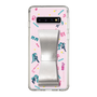 Slim Protection Case - STAND & RING RIBBON Silver［ HATSUNE MIKU - Ribbon - Instrumental - Pink ］