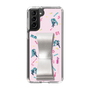 Slim Protection Case - STAND & RING RIBBON Silver［ HATSUNE MIKU - Ribbon - Instrumental - Pink ］