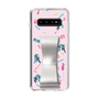 Slim Protection Case - STAND & RING RIBBON Silver［ HATSUNE MIKU - Ribbon - Instrumental - Pink ］
