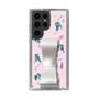 Slim Protection Case - STAND & RING RIBBON Silver［ HATSUNE MIKU - Ribbon - Instrumental - Pink ］