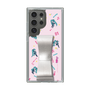 Slim Protection Case - STAND & RING RIBBON Silver［ HATSUNE MIKU - Ribbon - Instrumental - Pink ］