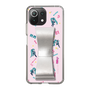 Slim Protection Case - STAND & RING RIBBON Silver［ HATSUNE MIKU - Ribbon - Instrumental - Pink ］