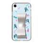 Slim Protection Case - STAND & RING RIBBON Silver［ HATSUNE MIKU - Ribbon - Instrumental - Blue ］