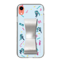 Slim Protection Case - STAND & RING RIBBON Silver［ HATSUNE MIKU - Ribbon - Instrumental - Blue ］
