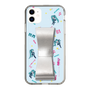 Slim Protection Case - STAND & RING RIBBON Silver［ HATSUNE MIKU - Ribbon - Instrumental - Blue ］