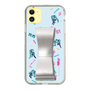 Slim Protection Case - STAND & RING RIBBON Silver［ HATSUNE MIKU - Ribbon - Instrumental - Blue ］