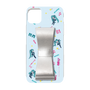 Slim Protection Case - STAND & RING RIBBON Silver［ HATSUNE MIKU - Ribbon - Instrumental - Blue ］