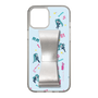 Slim Protection Case - STAND & RING RIBBON Silver［ HATSUNE MIKU - Ribbon - Instrumental - Blue ］