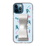 Slim Protection Case - STAND & RING RIBBON Silver［ HATSUNE MIKU - Ribbon - Instrumental - Blue ］