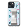 Slim Protection Case - STAND & RING RIBBON Silver［ HATSUNE MIKU - Ribbon - Instrumental - Blue ］