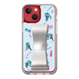 Slim Protection Case - STAND & RING RIBBON Silver［ HATSUNE MIKU - Ribbon - Instrumental - Blue ］